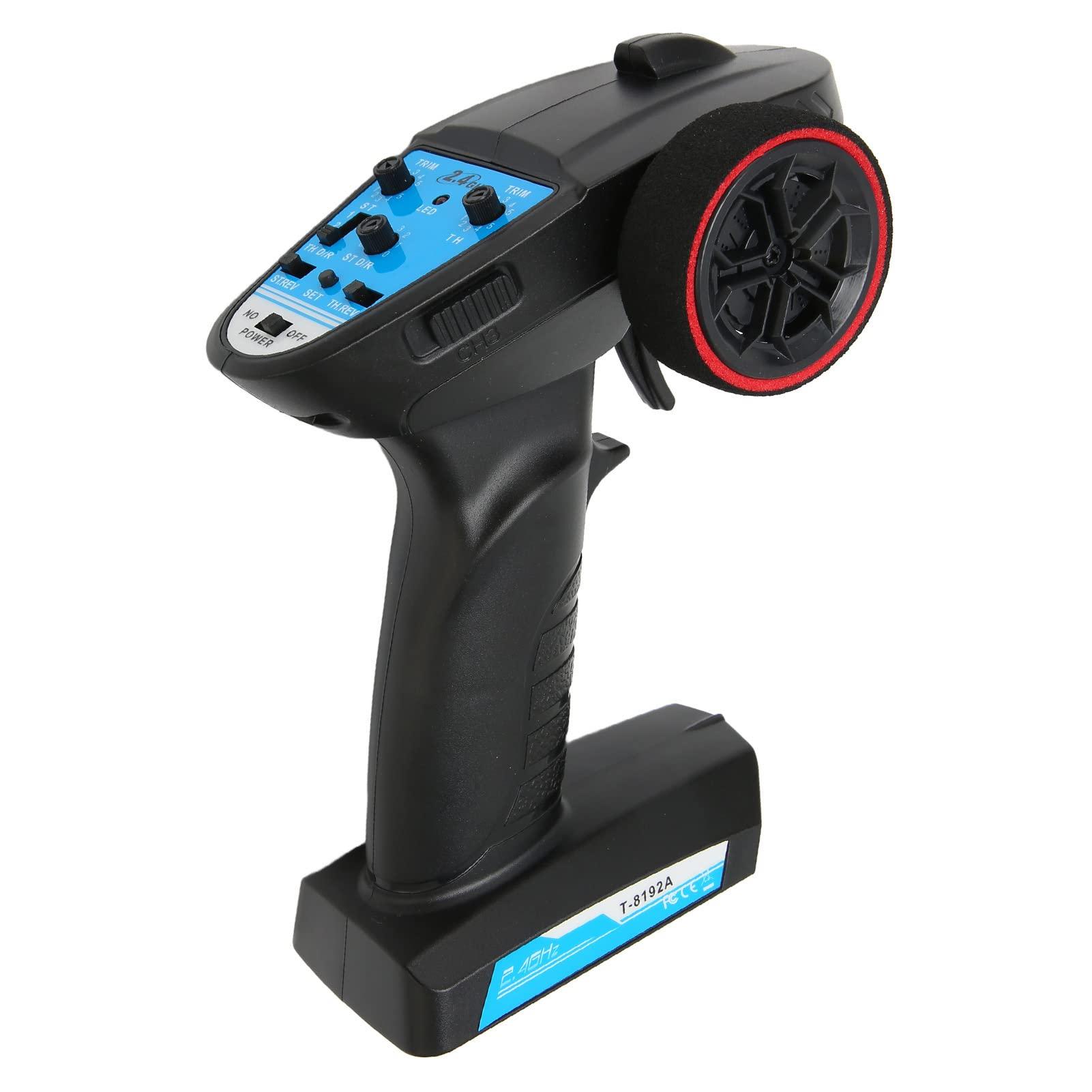 Cryfokt 3 Channel Transmitter, 2.4Ghz Receiver RC Car Remote Controller for RC Boat Crawler