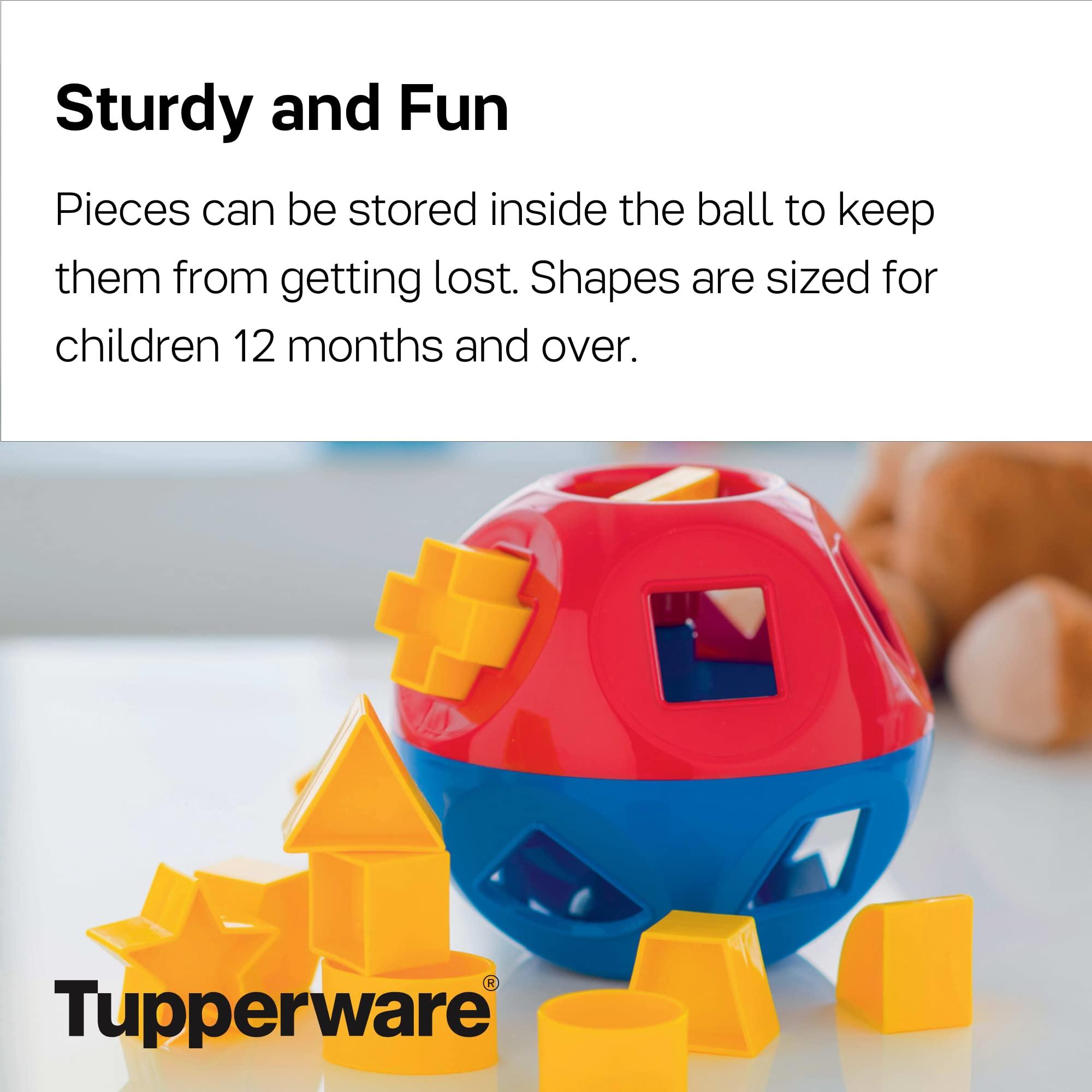 Tupperware Tupperware Brand Shape-O Toy - BPA Free - Shape-O Sorter Toy for Babies & Toddlers Ages 12 Months & Up - Promotes Motor & Problem-Solving Skills