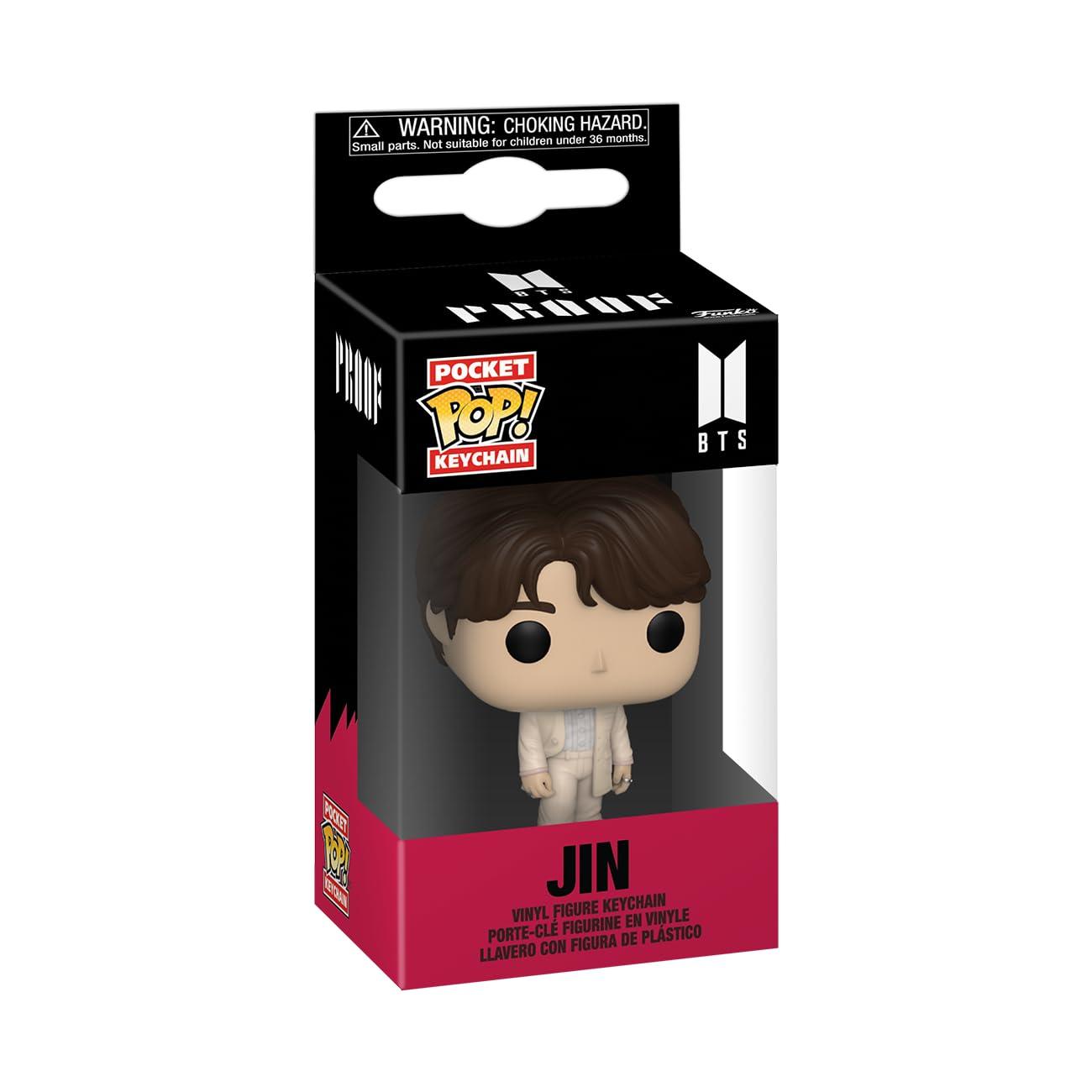 Funko Funko POP! Keychain: BTS - Jin Novelty Keyring - Collectable Mini Figure - Stocking Filler - Gift Idea - Official Merchandise - Music Fans - Backpack Decor