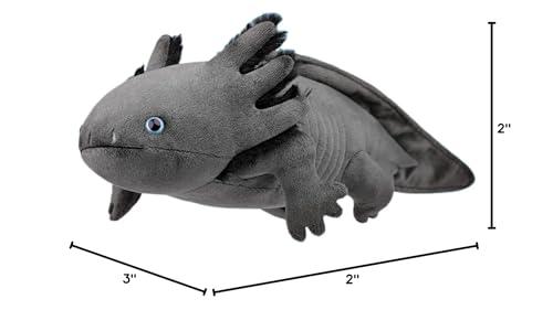 FRANKIEZHOU FRANKIEZHOU Giant Axolotl Plush- Grey,31.5\" Lifelike Axolotl Stuffed Animal, Soft Plush Stuffed AnimalPlush Animals, Axolotl Plush, Gifts for Boys Girls