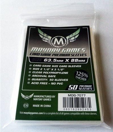 Mayday Games Nucleum Compatible Premium Card Sleeve Bundle (MDG-7077 x 1, MDG-7146 x 1)