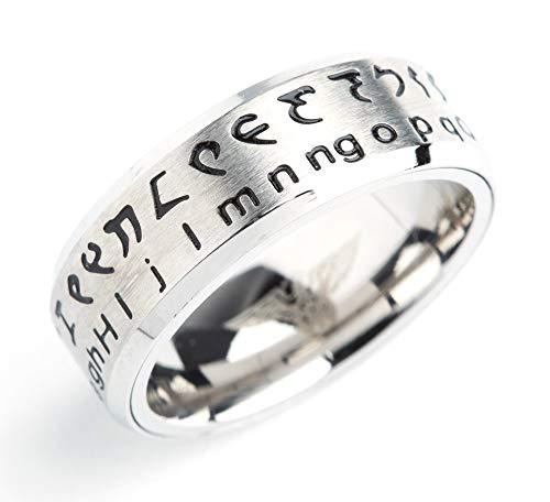 Retroworks Klingon Translator Ring Silver Size 08