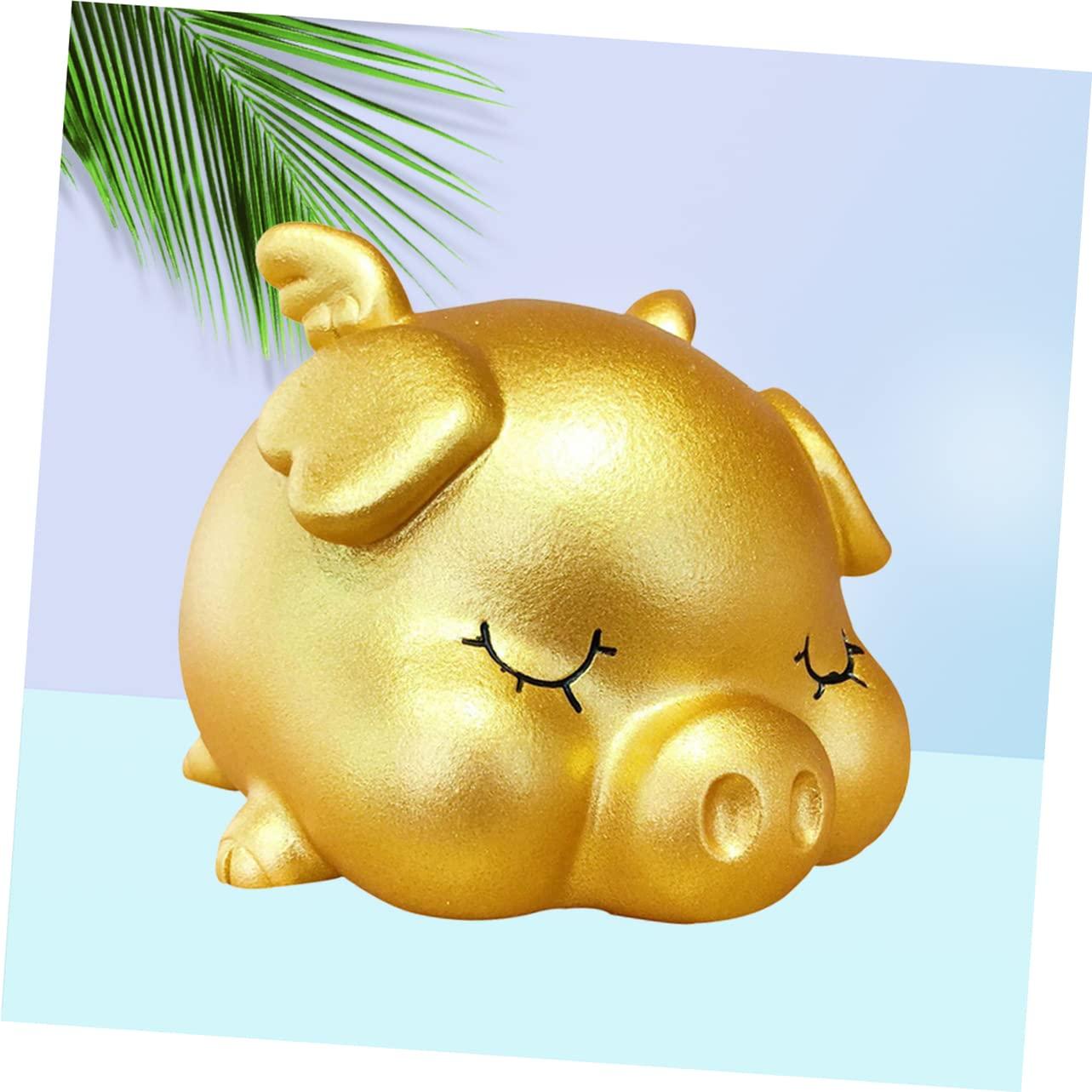 WOONEKY WOONEKY Money Bank Large Piggy Bank Clear Piggy Bank Alcancia Breakable Piggy Bank Piggy Bank Girls Piggy Bank for Adults Must Break to Open Piggy Bank for Boys Money Pot Child Lucky