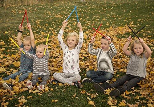 Masco Toys Rhythm Music Lummi Sticks - Four Colors - Enjoyable and Economic Way to Teach Kids and Children Rhythm and Music in The Classroom (24 Pack)