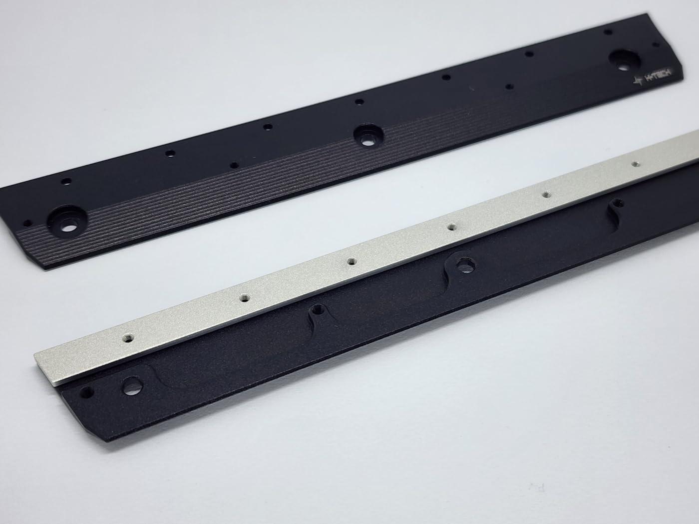 H-TECH H-TECH RC CNC Aluminum Metal Side Plate & Step for Axial SCX10 III Jeep CJ-7 [AXI03008T2, AXI03008T1] 1/10 RC Body Upgrade (Side Plate), Black