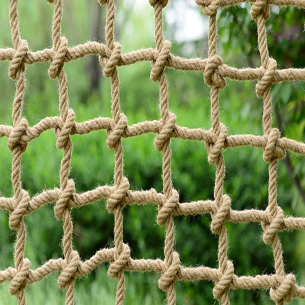 Hynet Balcony Protective Net, Kids Safety Net Playground Railing Safe Rope Net Heavy Duty Climbing Anti Falling Net Tear Resistance (Size : 2 * 5m(7 * 16ft))