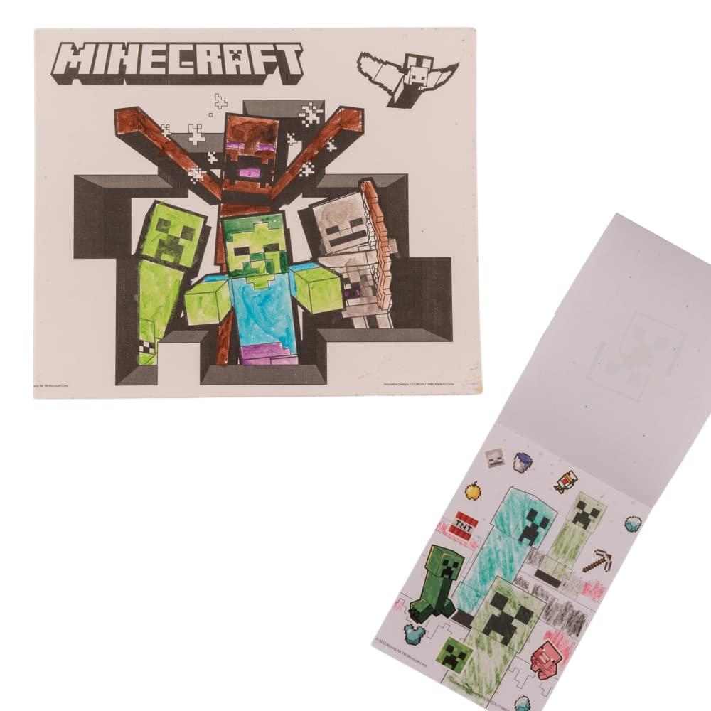 Innovative Designs Innovative Designs Minecraft Creative Coloring Canvas Painting and Activity Set for Kids, 1000+ pcs