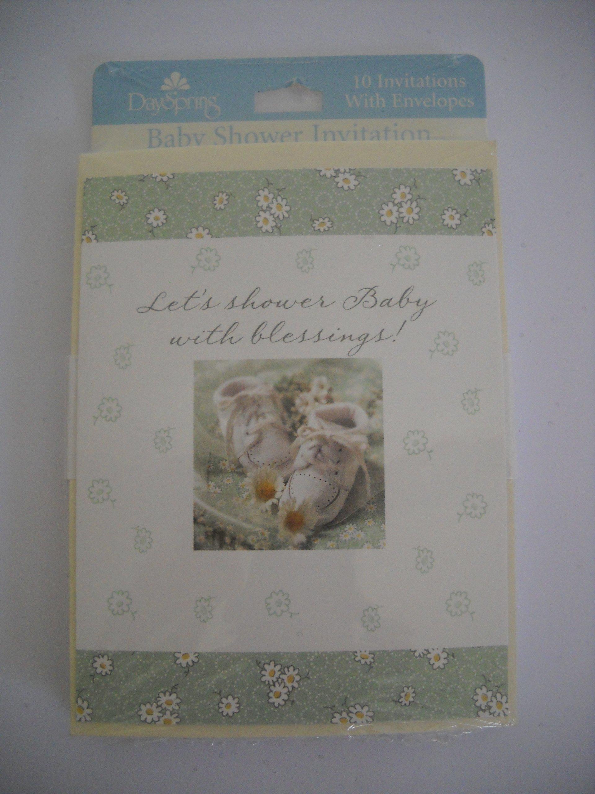 Dayspring Baby Shower Invitations with Scripture