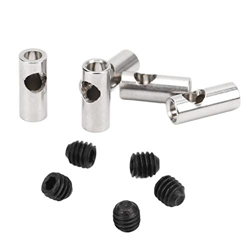 Dilwe Dilwe RC Motor Shaft Adapter, 3.17mm to 5mm Pinion Reducer Sleeve Adapter Stainless Steel Shaft Adapter Motor Axle Change Over RC Accessories for Converting RC Motor 3650 550 540 Pinion Gears