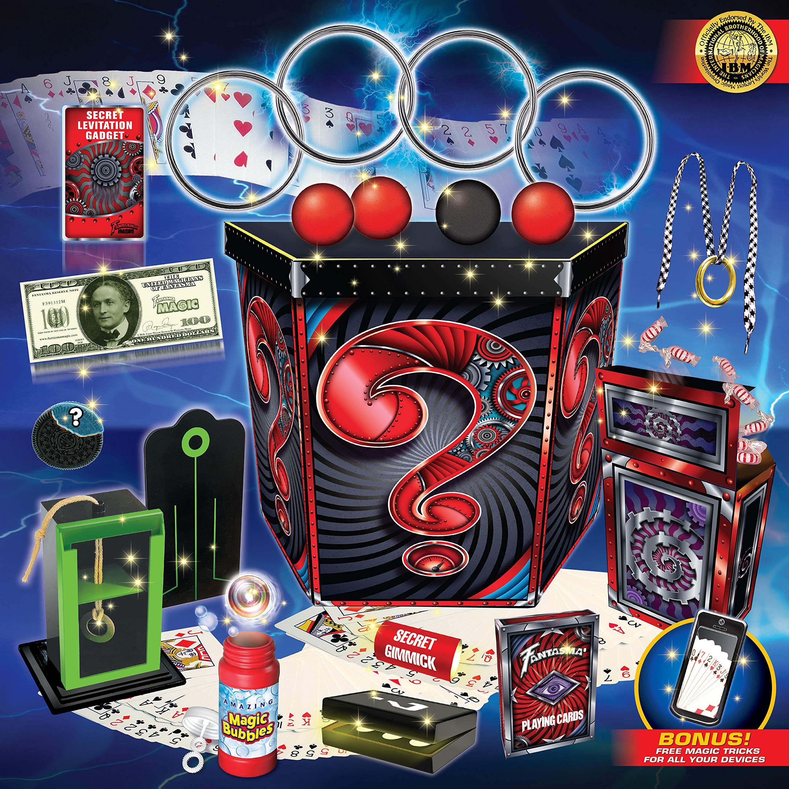 Fantasma Fantasma Deluxe Mesmerizing Magic Set with 375+ Tricks (810EUD) – Supersized Amateur’s Magic Kit for Boys & Girls 7 Years and Older.