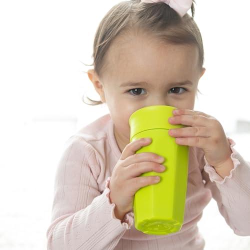 Dr. Brown\'s Dr. Brown's Milestones Cheers 360 Training Cup for Toddlers & Babies, Leak-Free Sippy Cup, Pink/Turq Spoutless Transition Travel Friendly Cup