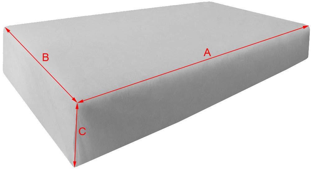 Prolinemax Prolinemax Style1 Crib Size 5PC Pipe Trim Outdoor Daybed Mattress Cushion Bolster Pillow Complete Set AD002