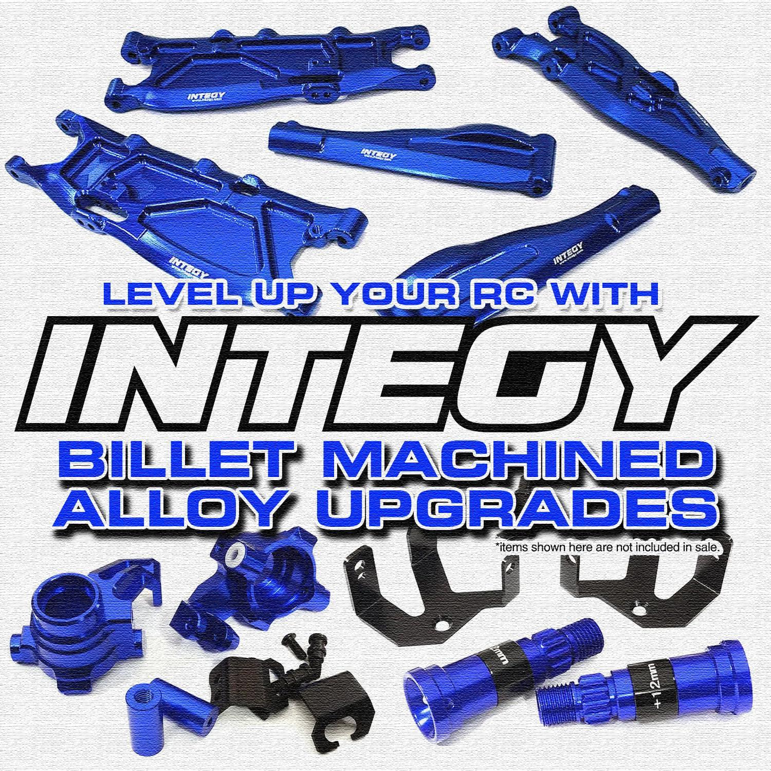 Integy Integy RC Upgrades for Axial, Realistic Front Bumper w/LED & Power Winch for Axial SCX10 III Scale Crawler
