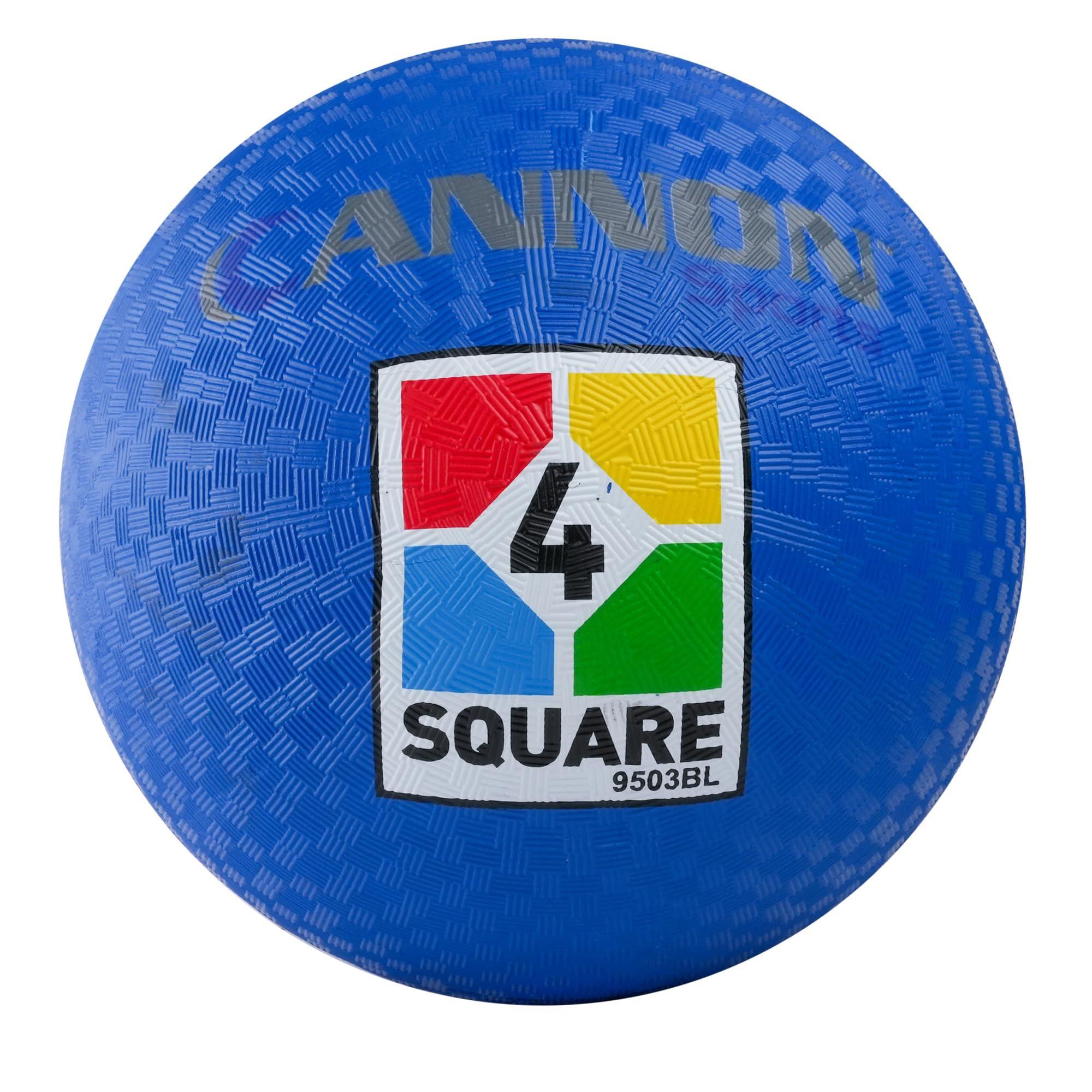 Cannon Sports Cannon Sports 4 Square Playground Balls for Kids - 8.5 Inch - for Kickball, Handball & Dodgeball (Blue)