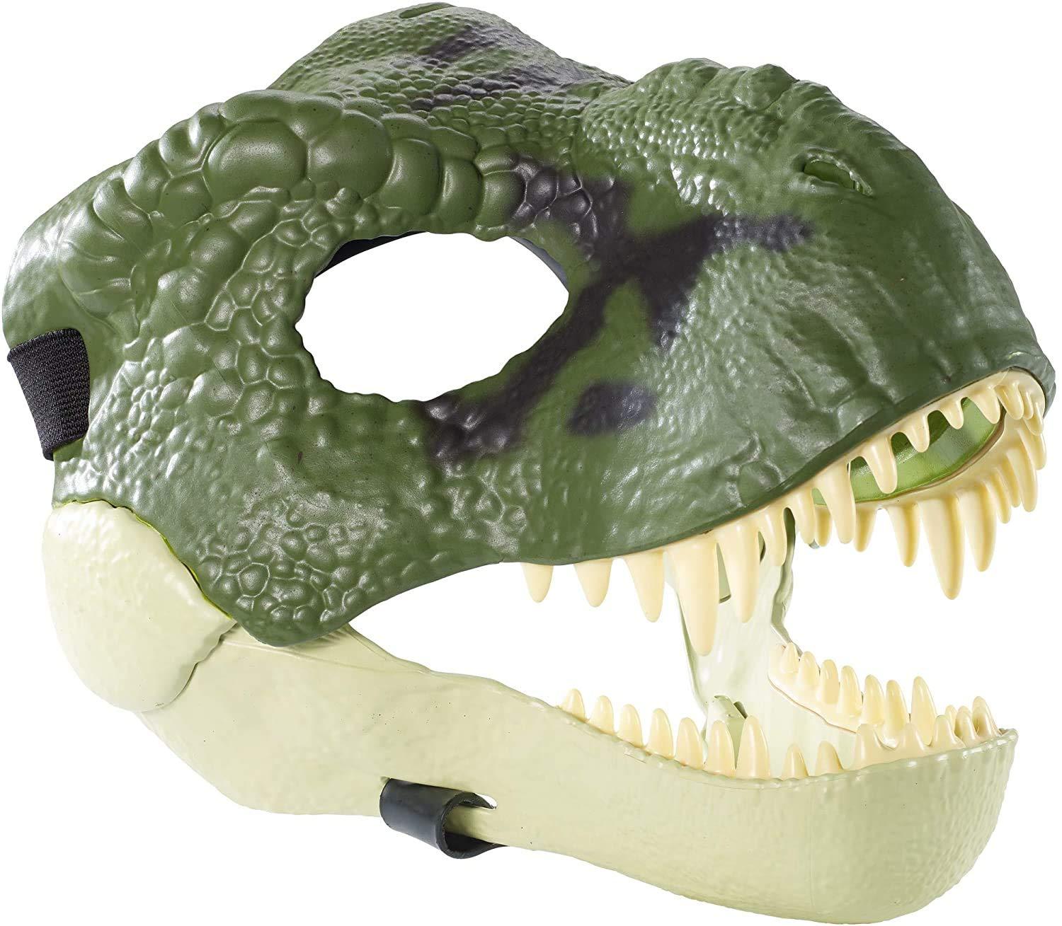 Mattel Jurassic World Movie-inspired Dinosaur Mask with Opening Jaw, Realistic Texture and Color, Eye and Nose Openings and Secure Strap; Ages 4 and Up