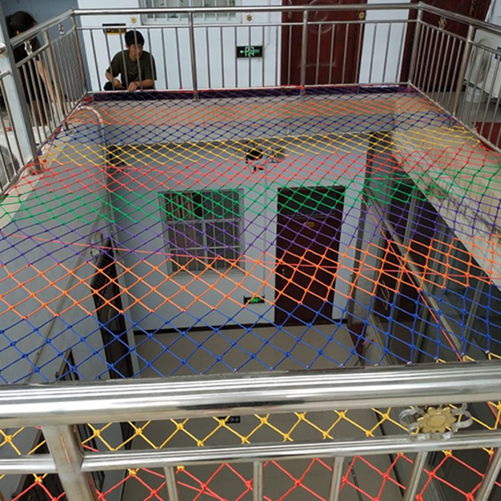 AWSAD AWSAD Pet Safety Nets Color Nylon Decorative Nets Clothes Hanging Nets Stairs Balcony Kindergarten Protective Nets Children Climbing Safety Nets Hemp Rope Nets