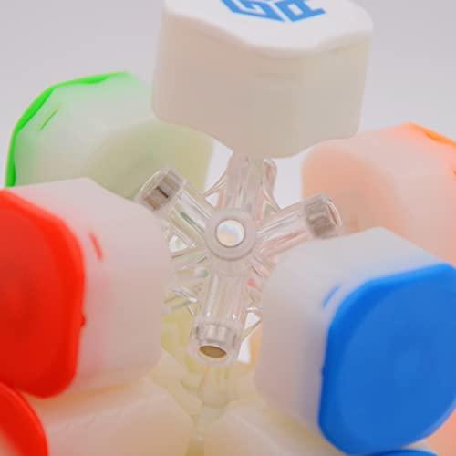 Bukefuno Bukefuno GAN 11 M Pro 3x3 Magnetic Speed Magic Cube stickerless GAN11M Pro 3x3x3 Puzzle Magic Cube(GAN11 M Pro Primary Color Kernel Version)