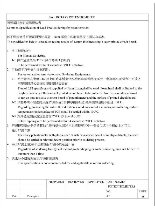 SoloGood 2Pcs Servo Potentiometer B5K B502 Carbon Film Angle 220 for Femote Control Vehicle and Vessel Models of Model Airplanes 180 Servo