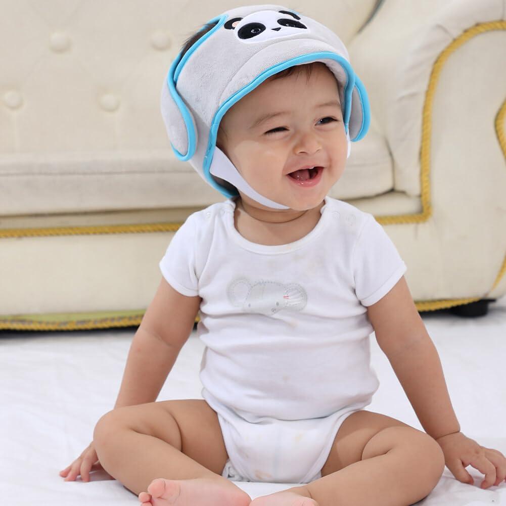 Katutude Baby Safety Helmet Infant Toddler Crawling Helmet Baby Head Protector Toddler Headguard Anti-Collision Baby Hat Adjustable Baby Bumper Helmet for Crawling Walking Playing