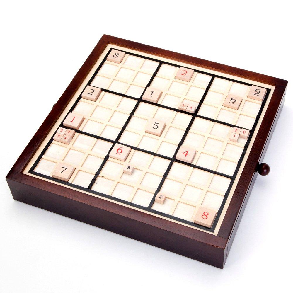 Bits and Pieces Bits and Pieces Deluxe Wooden Sudoku Board Game