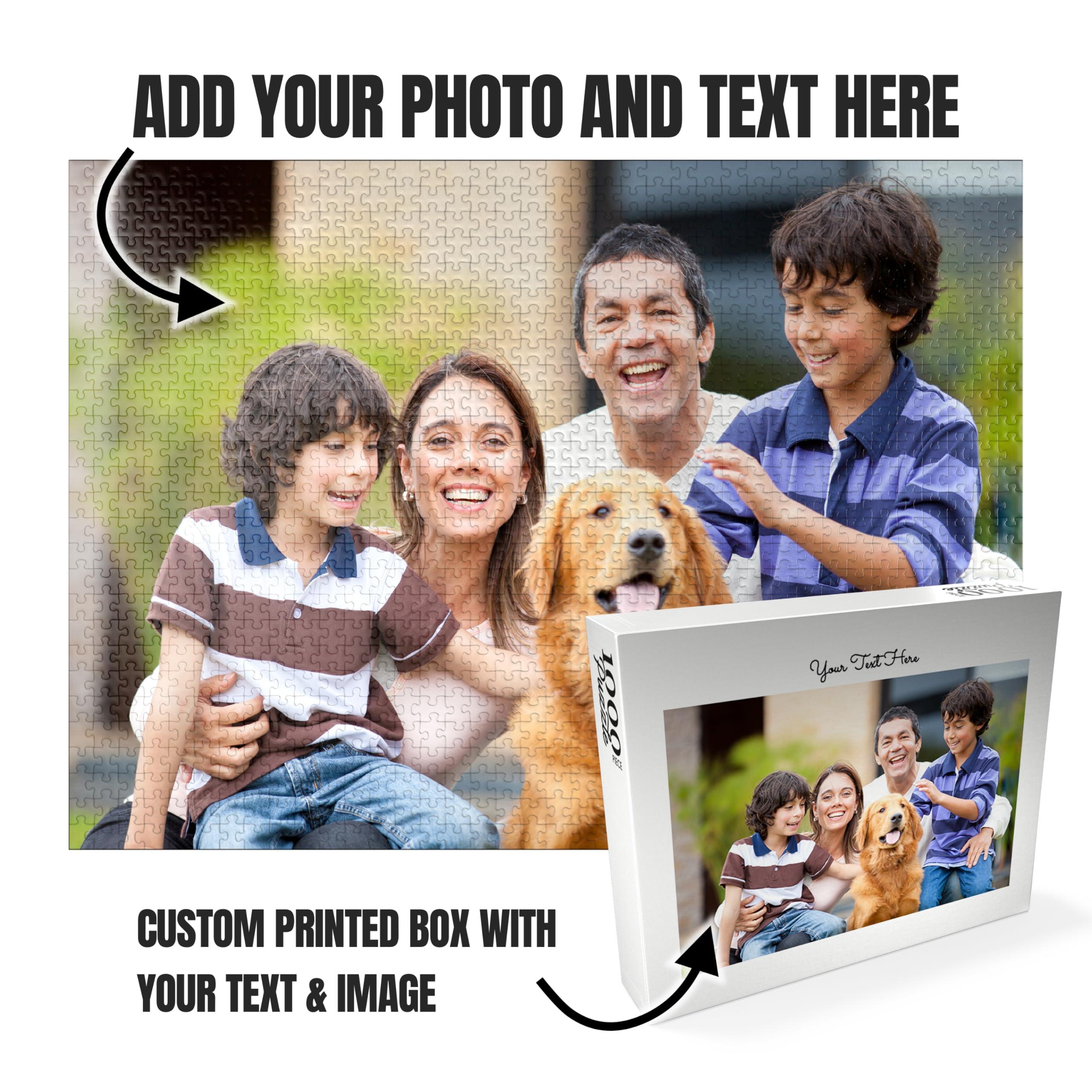 MyPuzzle.com MyPuzzle: Custom Photo Puzzle - Personalized Jigsaw Puzzle Made from Your Own Picture, Ideal Gift for Birthdays, Mother\'s Day, Valentine\'s Day & Weddings - 1000 Pieces (Landscape/Horizontal)