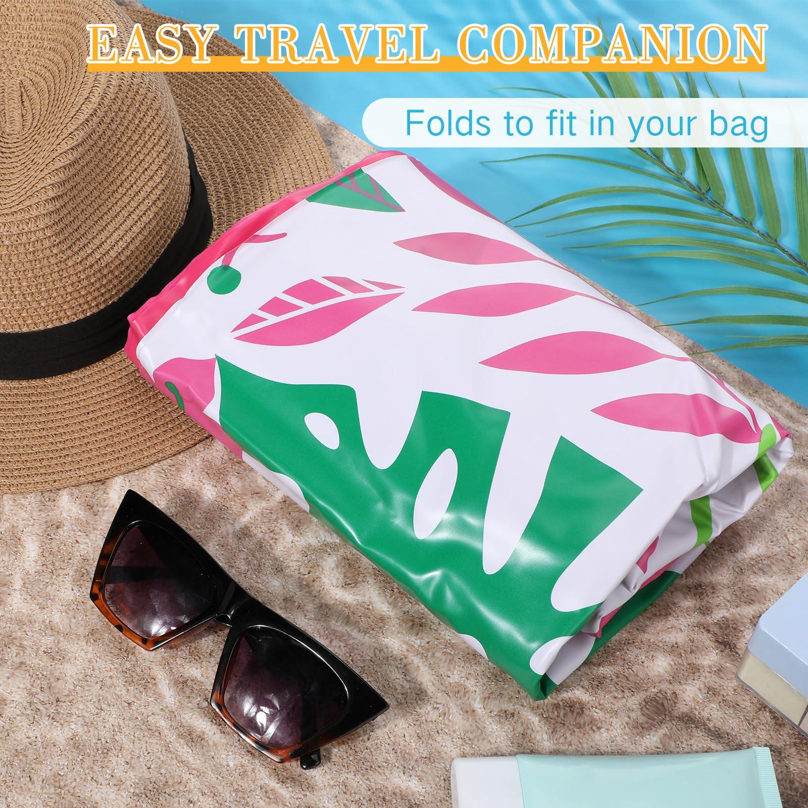 VercanMonth VercanMonth 2 Pack Inflatable Pool Float Chair Adult, Pool Chairs with Cup Holders Backrest, Portable Lounge Floaties for Swimming Pool Summer Toy Floaties Beach Party Floaty for Adult (Classic Style)