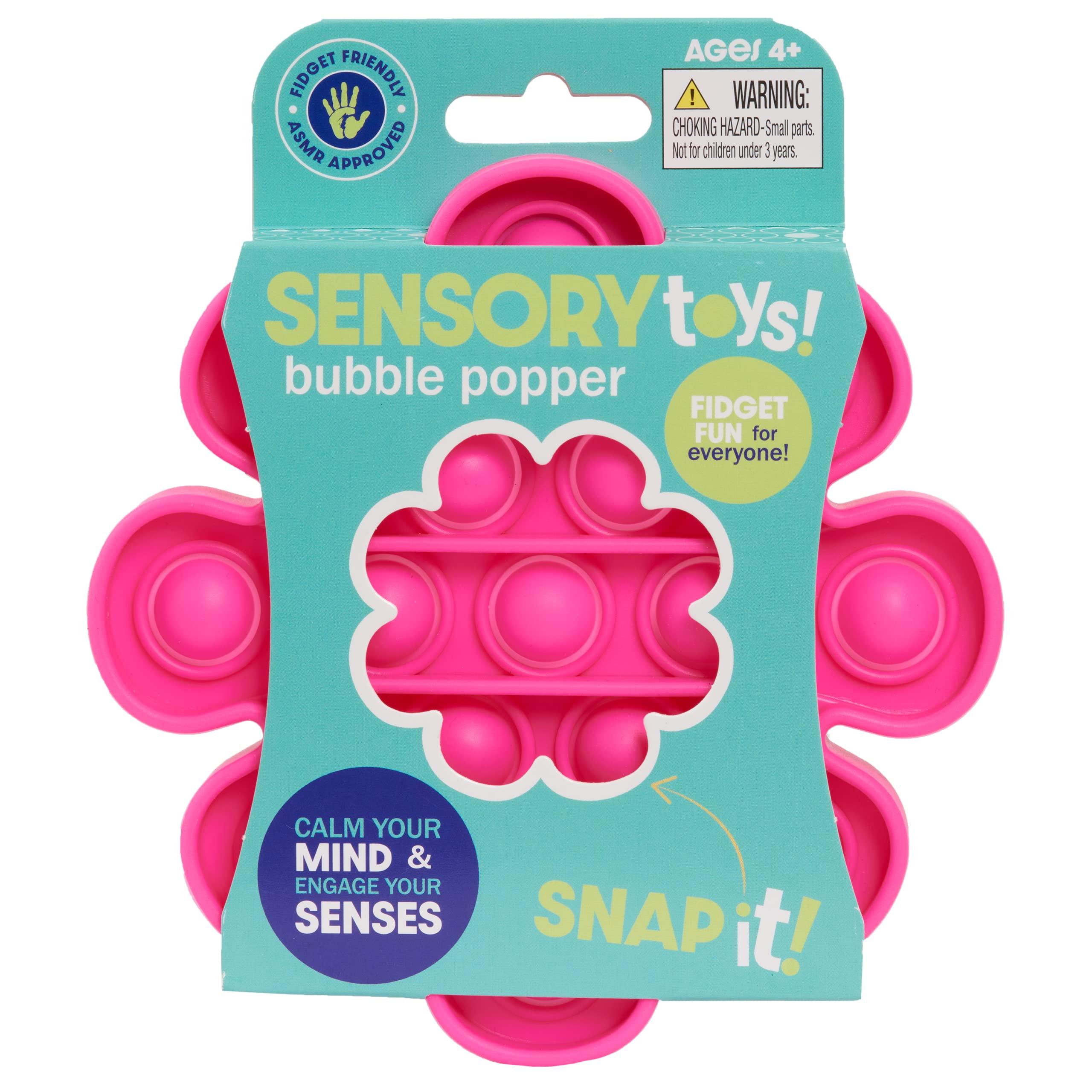 Just Play Just Play Fidgetz Pop Em\'s Assortment Fidget Toys, Styles May Vary, Button Sensory Toys for Kids and Adults, Anxiety and Stress Relief Toys, Kids Toys for Ages 3 Up- 48 Pieces