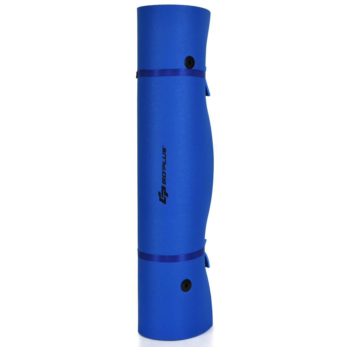 Goplus Goplus Floating Water Pad, Lily Pad for Water Recreation and Relaxing, 3-Layer Tear-Resistant XPE Foam Floating Mat for Beach, Ocean, Lake