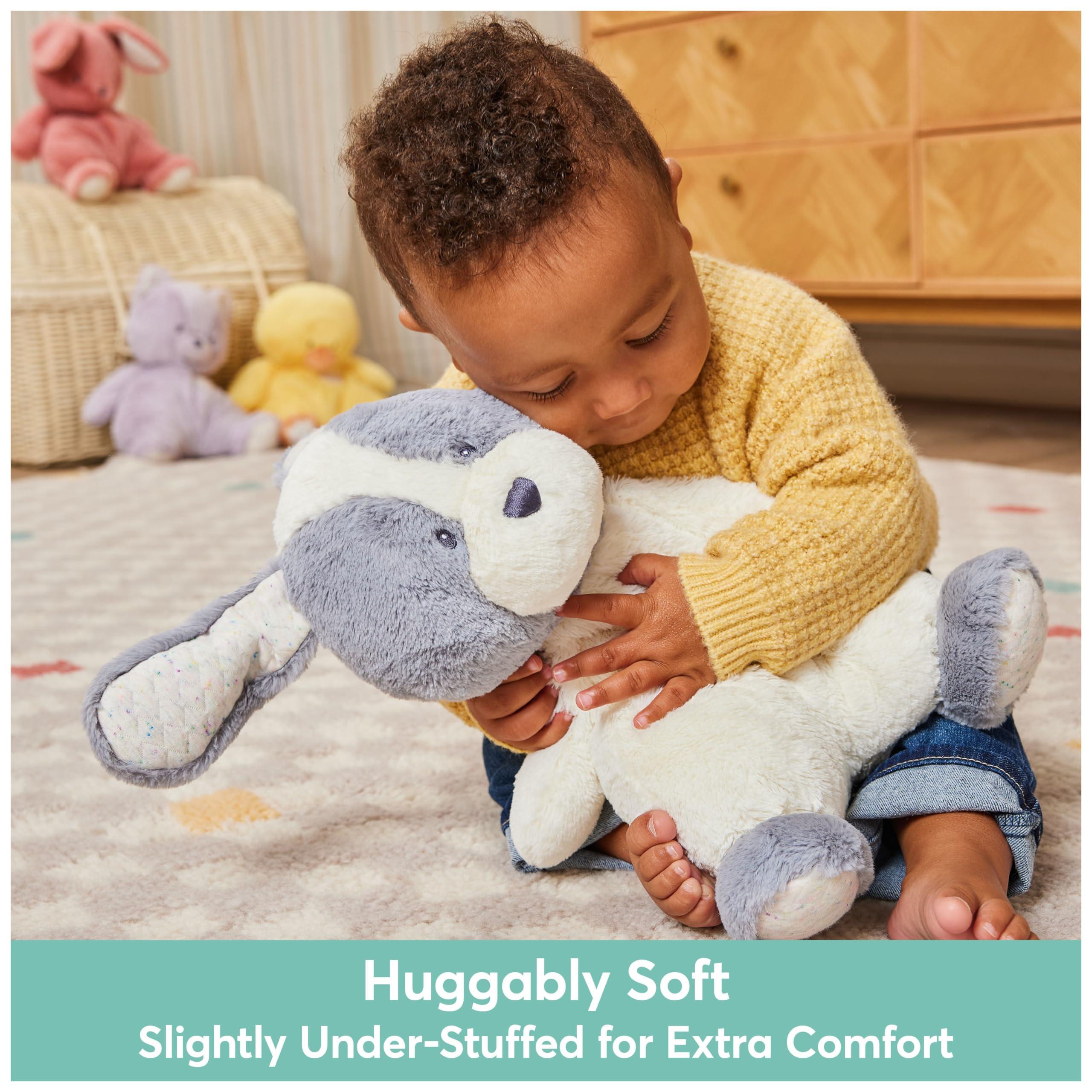 GUND GUND Baby Oh So Snuggly Puppy, Large Stuffed Animal Dog for Babies and Infants, Grey/White, 12.5