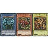 Ruksikhao YuGiOh Legendary Collection Ultra Rare God Card Set of 3 Egyptian God Cards Slifer, Obelisk Ra (LIMITED EDITION) ULTRA RARE Version