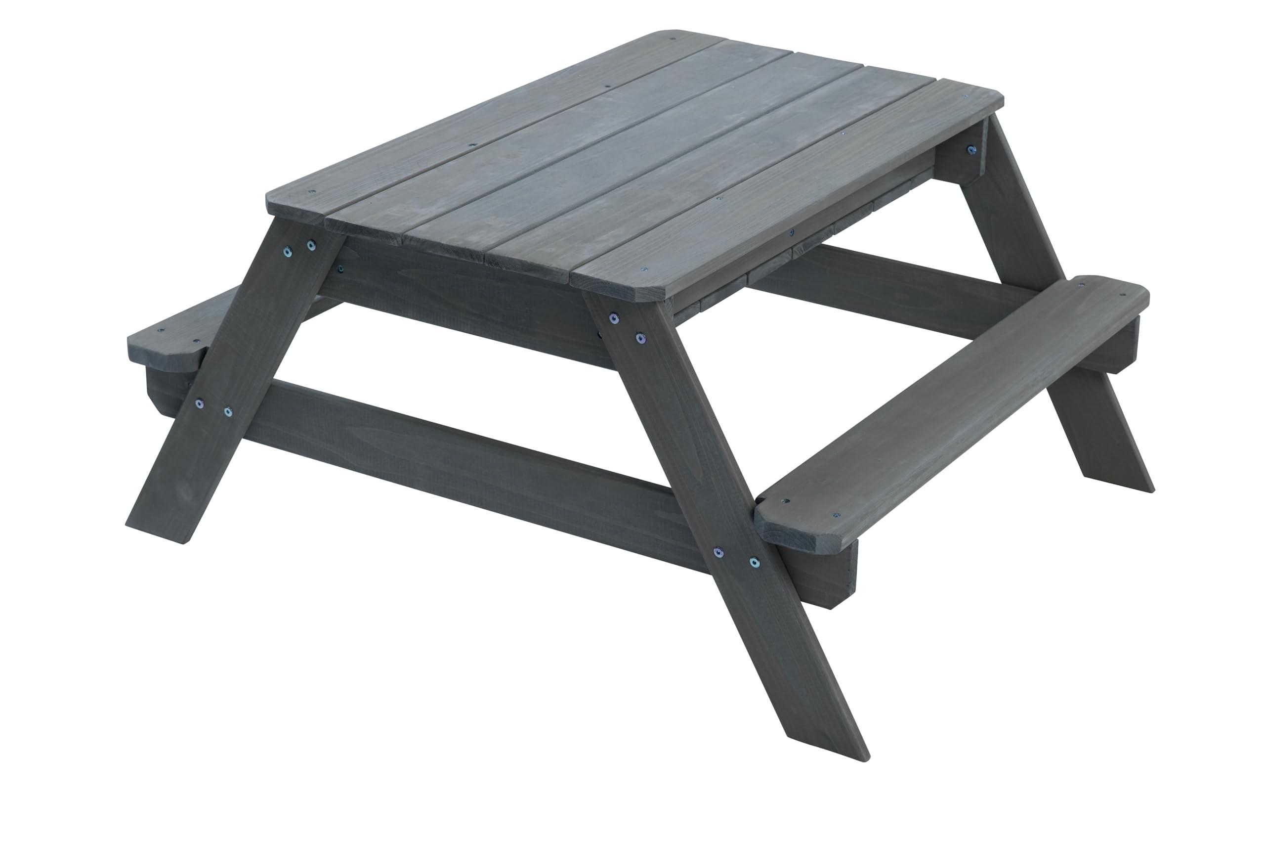 Jack and June Jack & June Cedar Convertible Sand Box and Picnic Table Playset