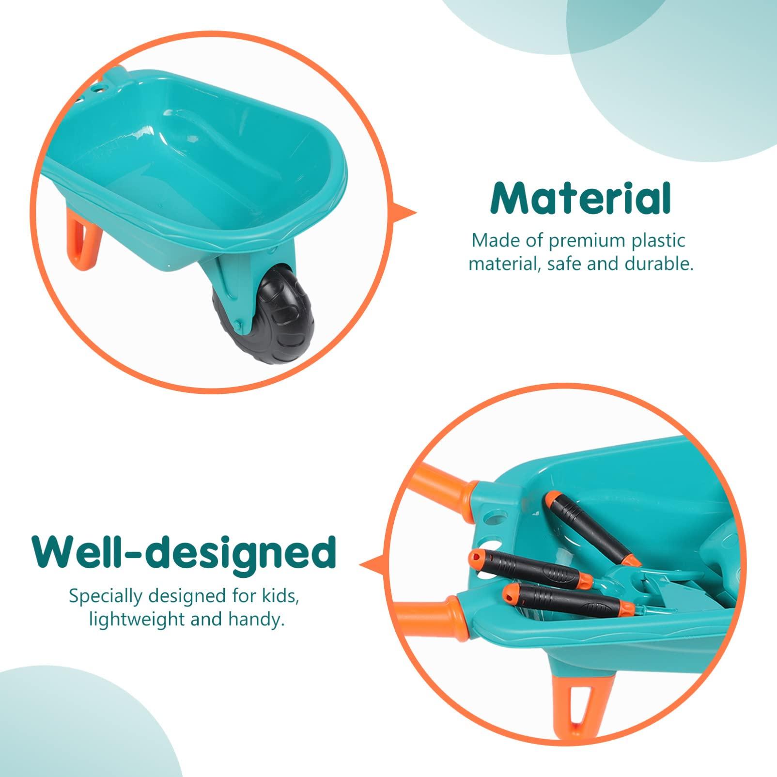 TOYANDONA TOYANDONA 1 Set Children\'s Toy Set Portable Watering Can Garden Planting Toys Sandbox Shovels Kids Hand Garden Tools Beach Sandbox Toy Kids Wheelbarrow Toddler Small Plastic Play Sand Set