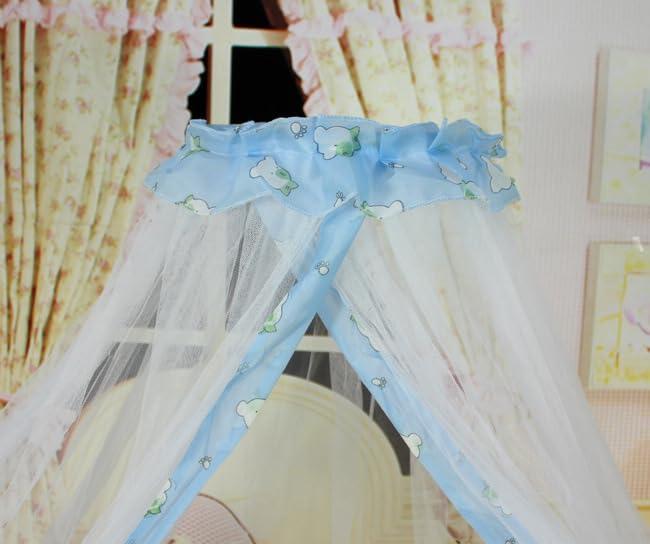 Ykybhx Baby Crib Mosquito Net for Baby Crib Protect Your Baby from Mosquitoes Breathable Baby Canopy Bed Netting Toddler Bed Crib Dome Canopy Curtain Netting Mesh Bed Cover for Nursery Canopy Bed 1.7x4.2m F