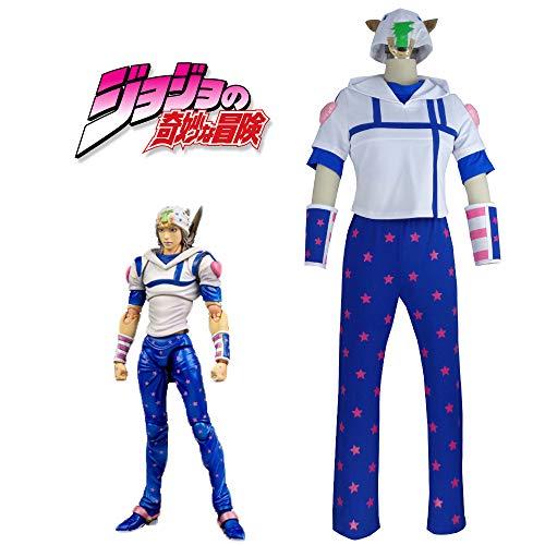 QILONG JoJo's Bizarre Adventure Johnny Joestar Cosplay Costume 3291 (Male XXL)