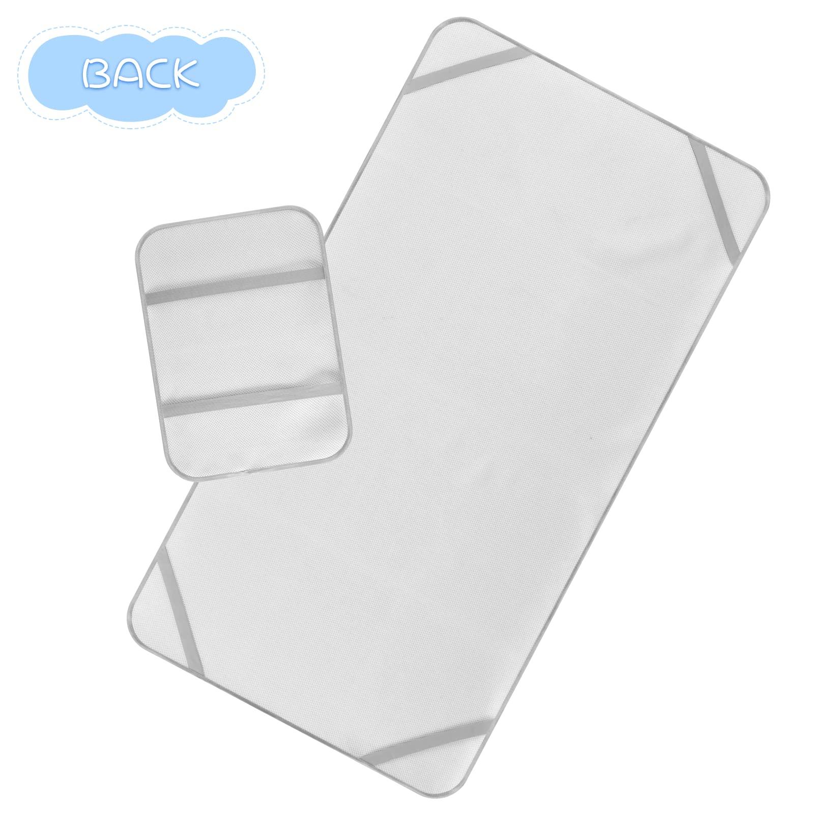 Wfrish Crib Cooling Mattress Protector Cute Koala Grey Baby Bed Mat Mattress Cover Cartoon Animal Toddler Sleeping Mattress Pads Breathable Summer Soft Newborn Ice Silk Mat 52"x 28"