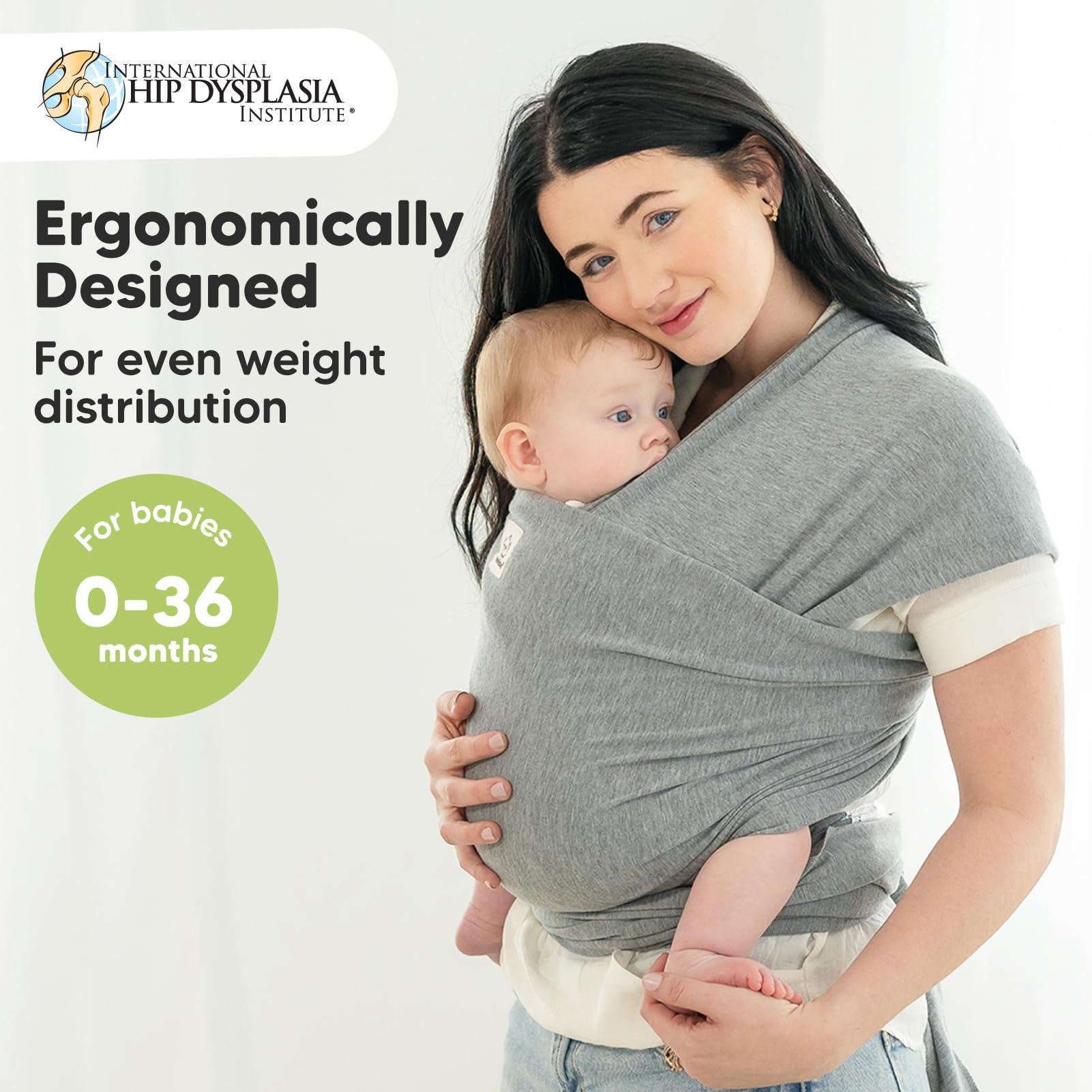 KeaBabies KeaBabies Baby Wraps Carrier, D-Lite Baby Wrap & Baby Wrap Carrier - Easy-Wearing - All in 1 Original Breathable Baby Sling - Adjustable Baby Sling Carrier, Lightweight,Hands Free Baby Carrier Sling