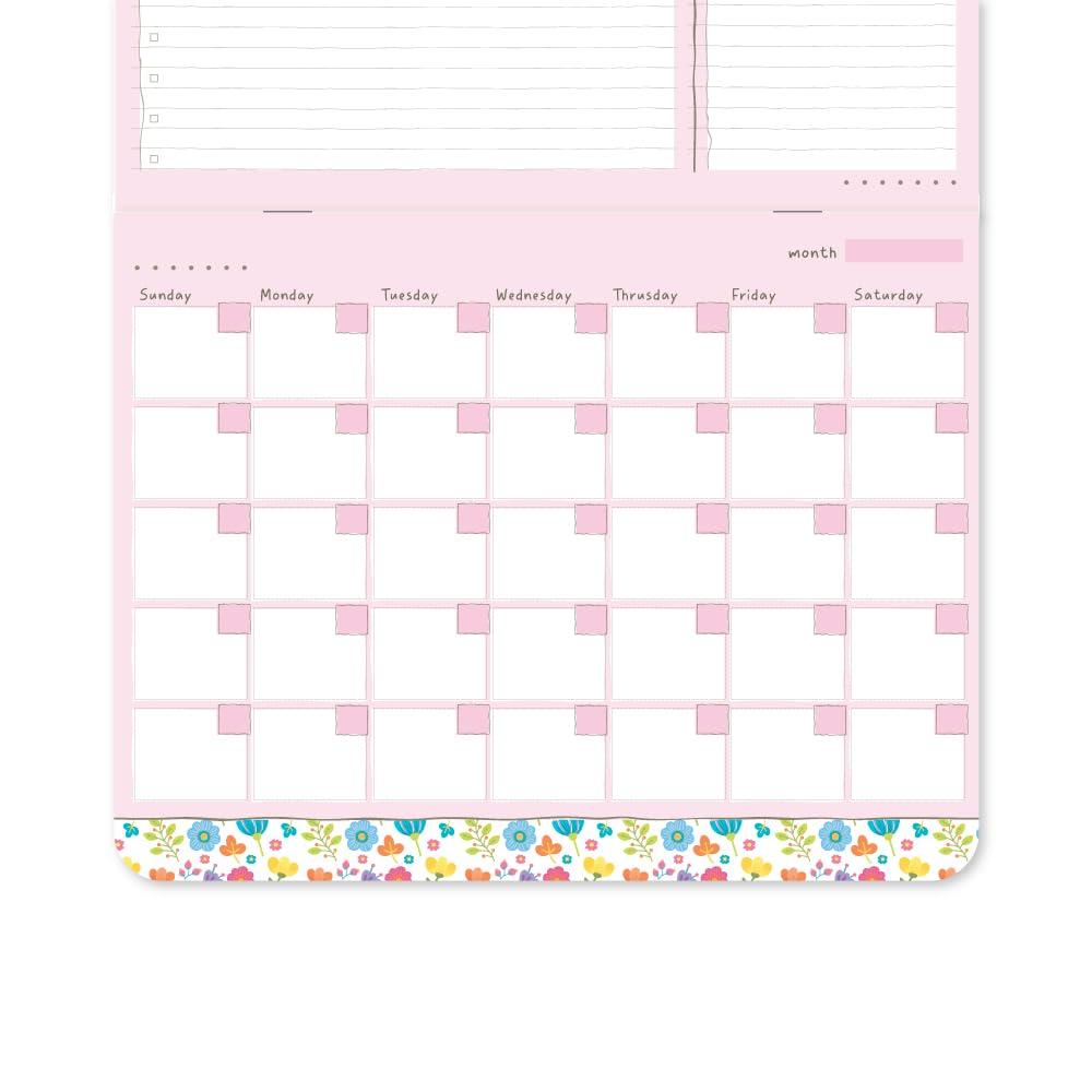 UPICK-IT "My First Year" Baby Calendar with Stickers Track and Cherish Every Milestone! (Tan Baby Girl)