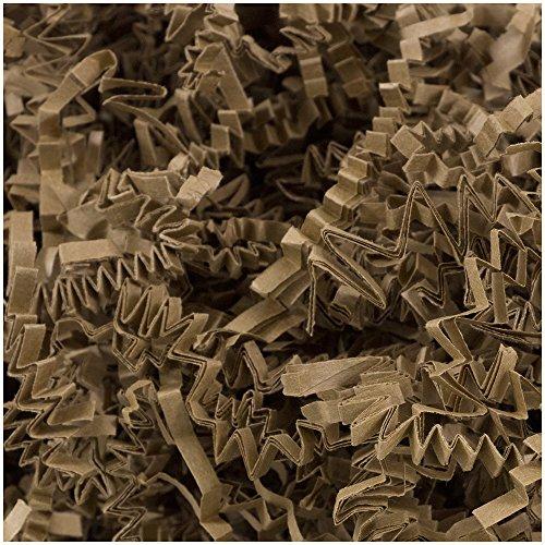 JAM Paper JAM PAPER Crinkle Cut Shred Tissue Paper - Kraft - 40 lb/box