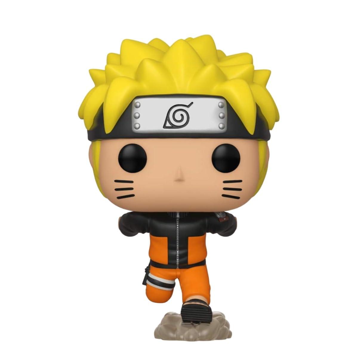 POP POP Naruto Shippuden - Naruto Uzumaki (Running) Funko Vinyl Figure (Bundled with Compatible Box Protector Case), Multicolor, 3.75