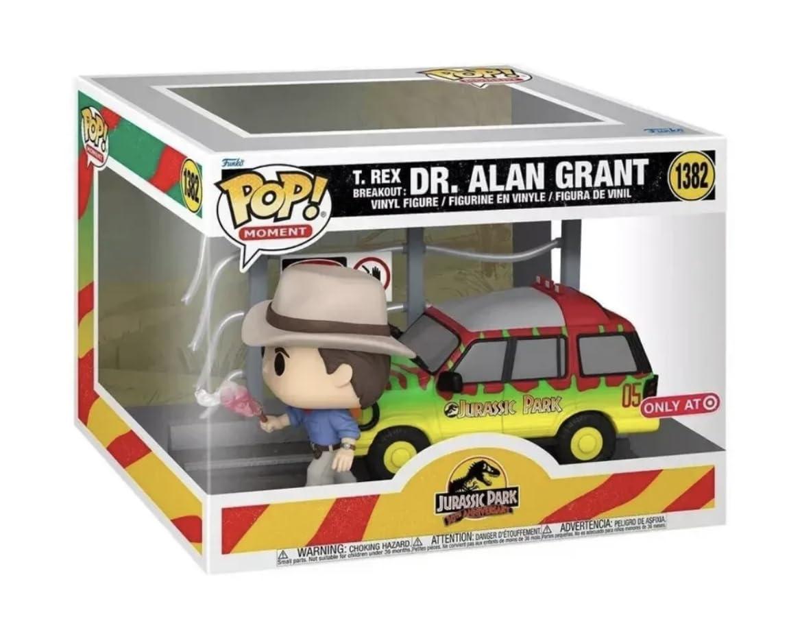 Funko Funko POP! Moments : Jurassic Park 30th Anniversary T-Rex Breakout w. Dr Grant Target #1382