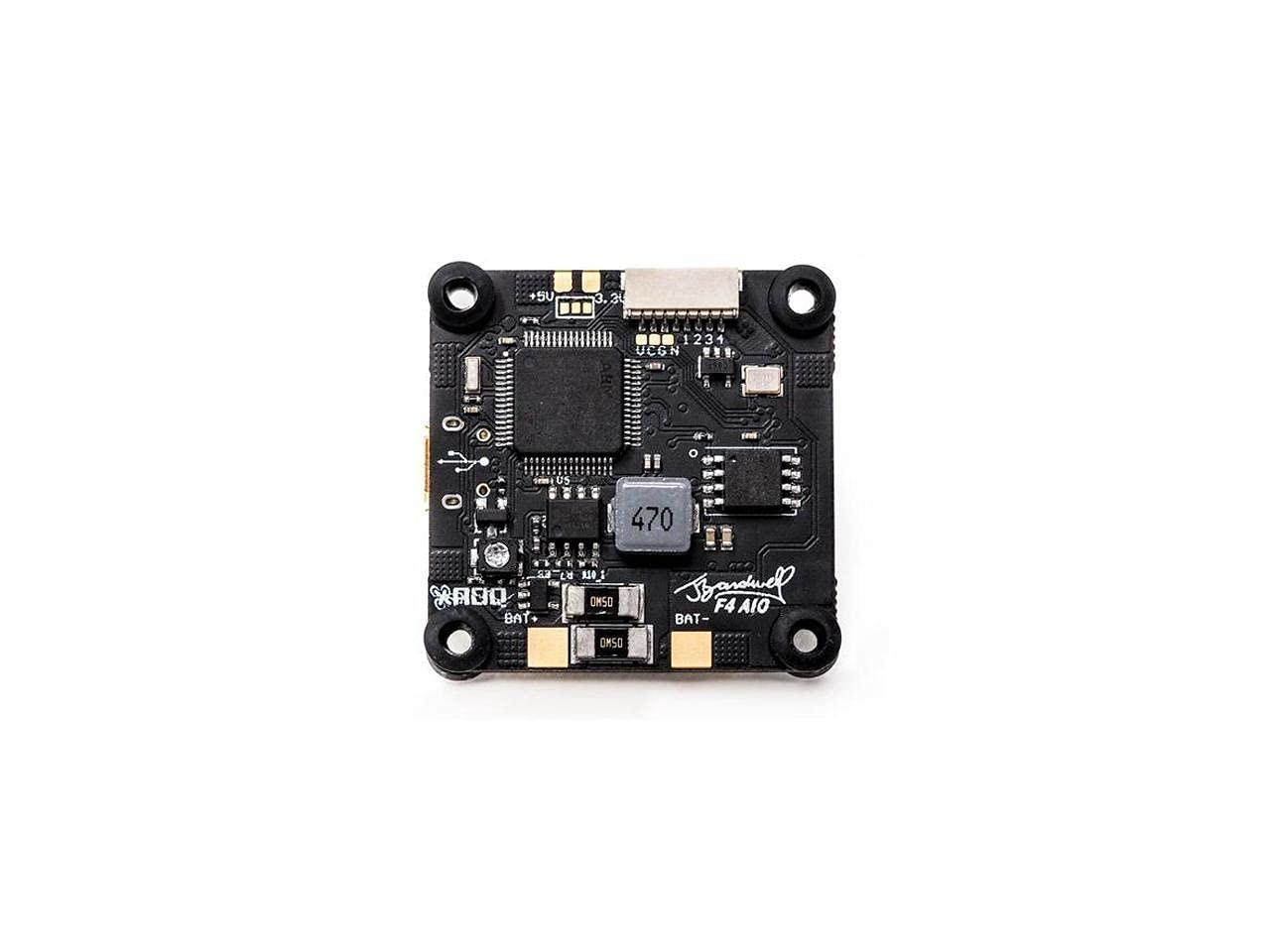 Leslied Leslied Bardwell F4 AIO Flight Controller V2 w/JST Port Onboard Memory OSD 3-6S 30.5x30.5mm for RC Drone