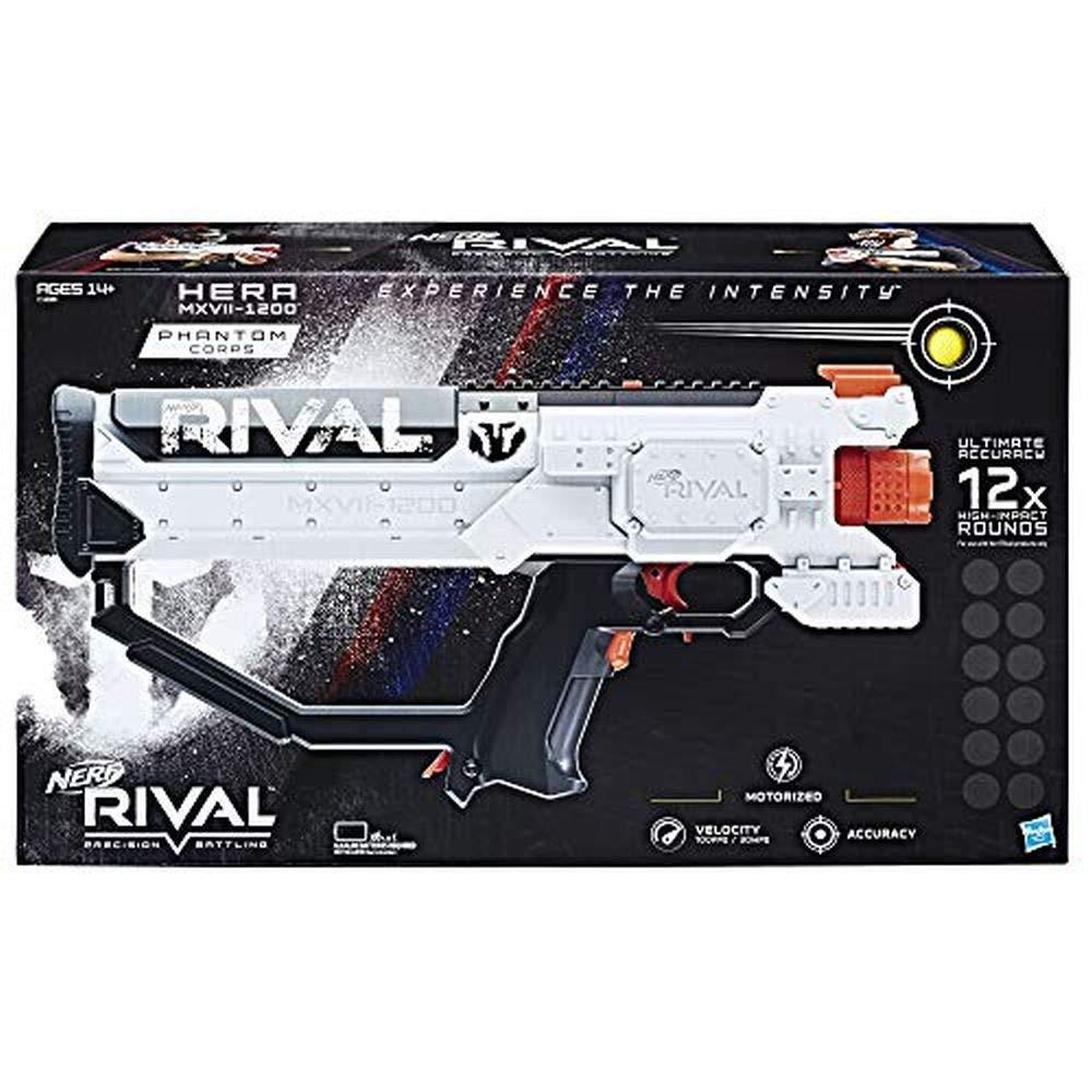 NERF NERF Rival Hera Mxvii 1200 White Combat Blaster