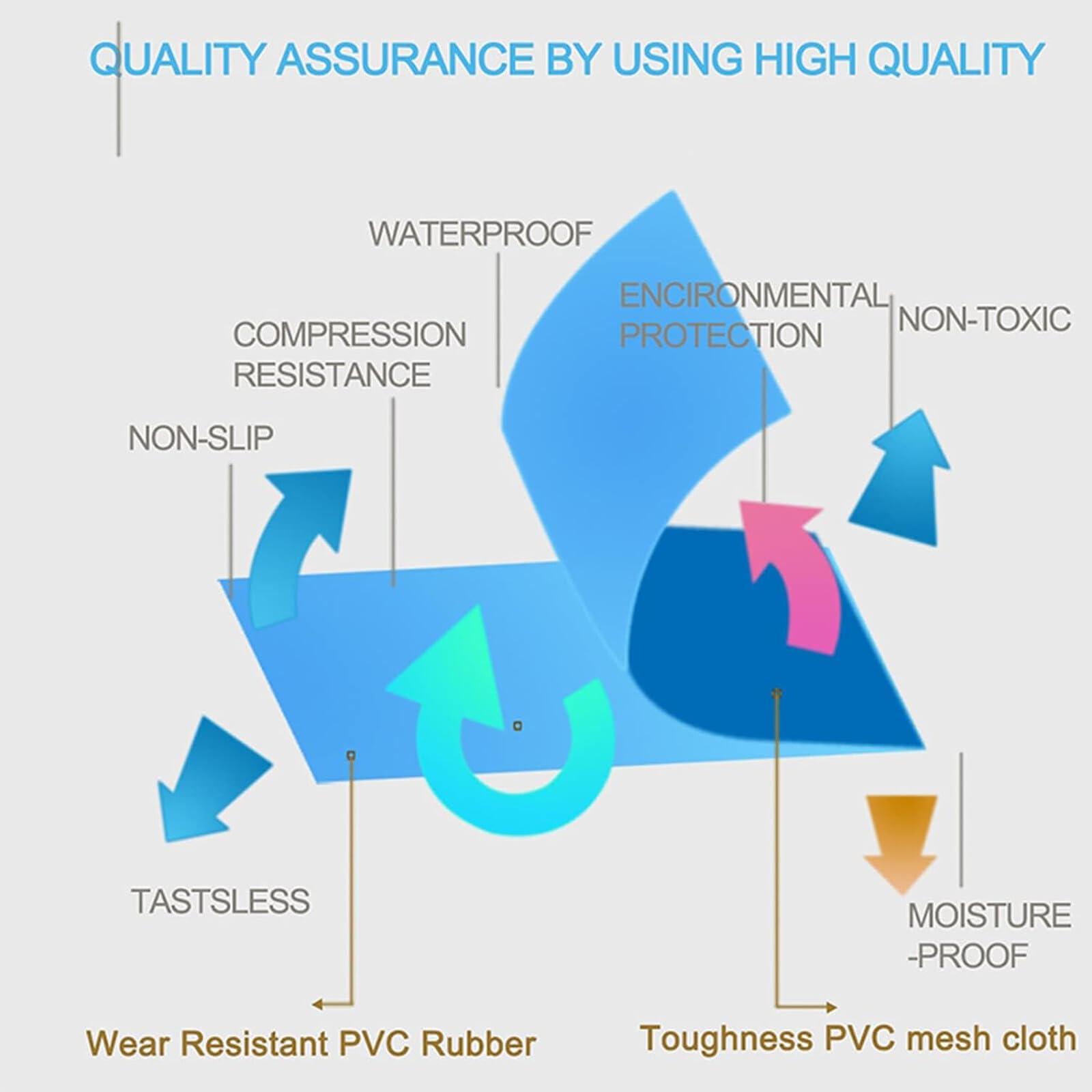 ZAKEKE ZAKEKE Inflatable Water Blob Catapult Foot Outdoor Catapult Toys,Extreme Jumping Inflatable Bag,Inflatable Lake Jump Air Bag,Suitable For Adults And Children, 8.2*16.4Ft, Blue