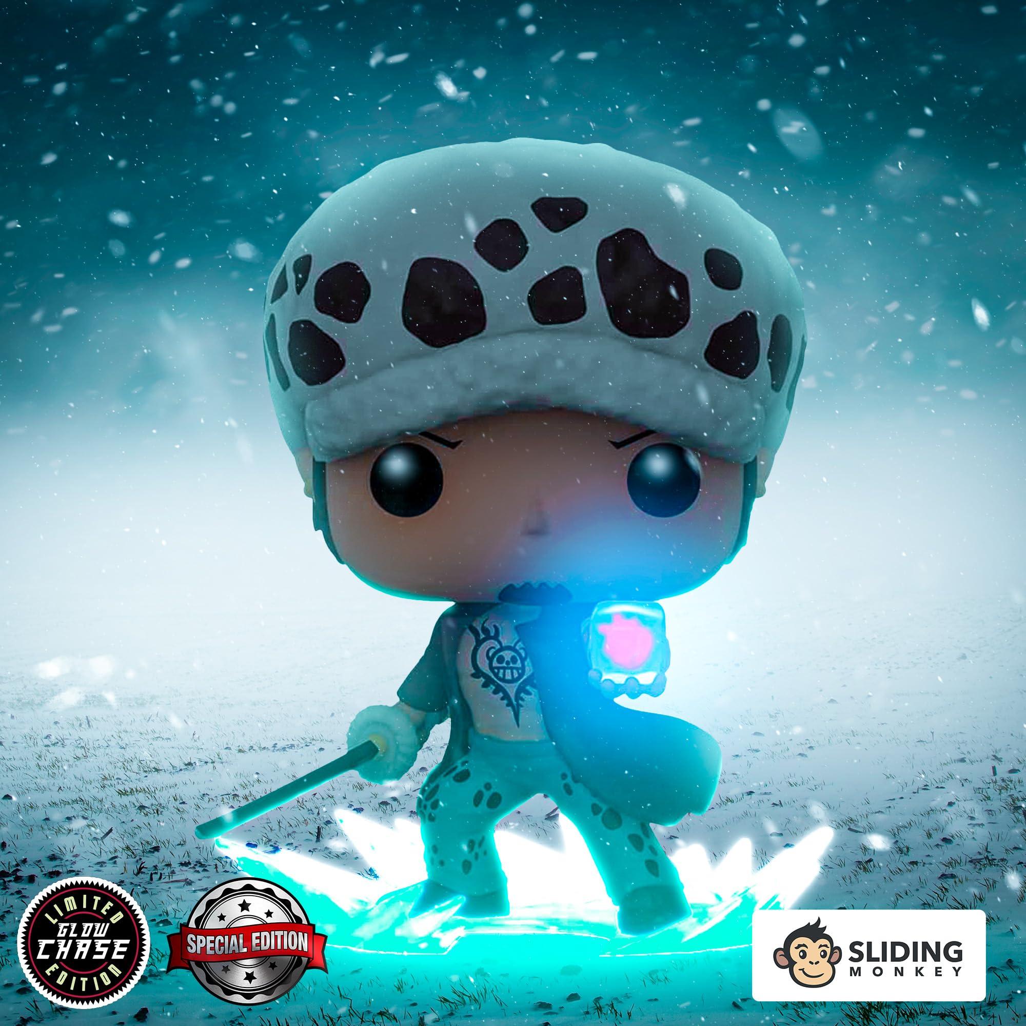 Funko Funko Pop One Piece Trafalgar D. Water Law w/ Heart Chase Figure (AAA Anime Exclusive)