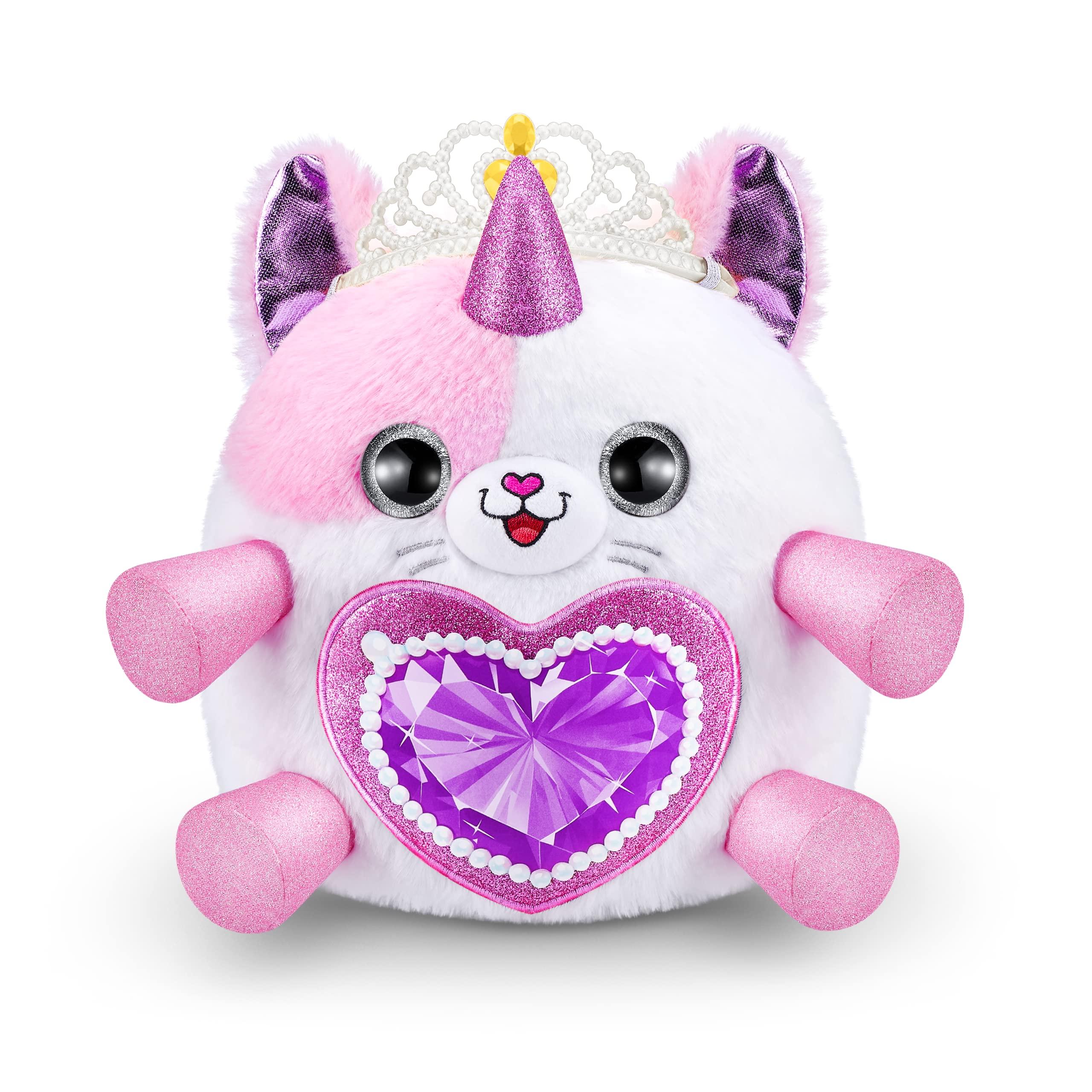 Rainbocorns Rainbocorns Fairycorn Princess Surprise (Kitty) by ZURU 11" Collectible Plush Stuffed Animal, Surprise Egg, Wearable Fairy Wings, Magical Fairy Princess, Ages 3+ for Girls, Children