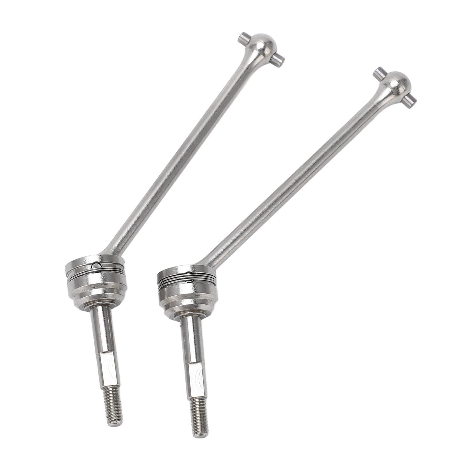 OUKENS OUKENS Rear CVD Driveshaft, Steel Aluminum Alloy Transmission Axle Joint Replacement RC Rear Drive Shafts Spare Parts for 1/10 RC Car RC Trucks RC Car Model