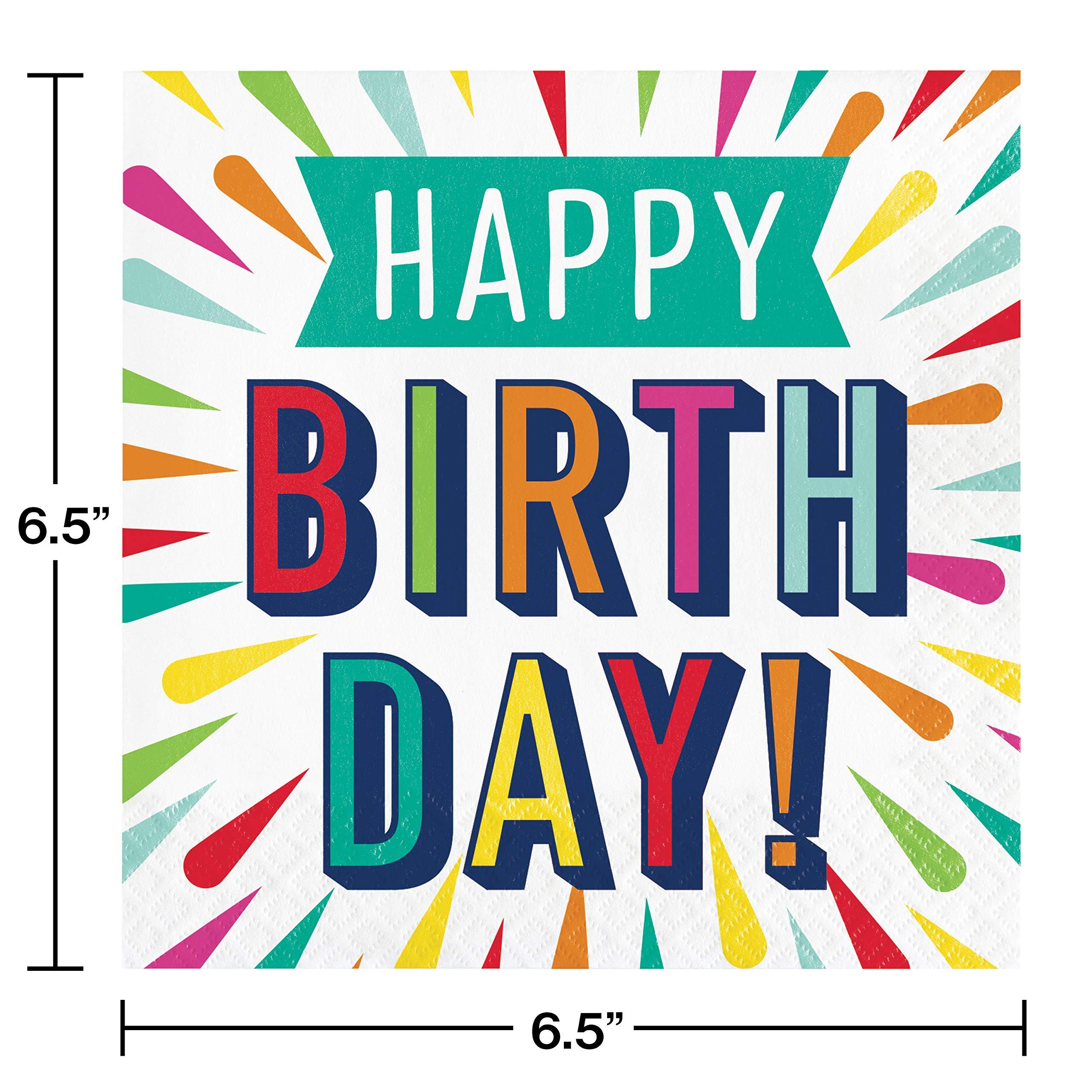 Trendware Trendware Birthday Burst Napkins, 48 Count