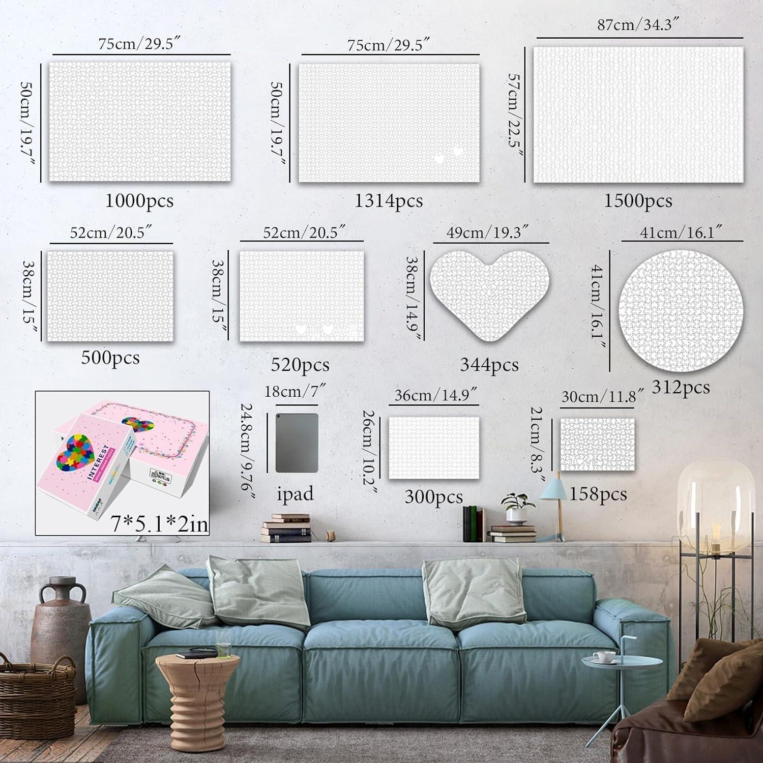 LCPKUTTR Personalised Jigsaw Puzzle ,Custom Jigsaw Puzzle from Photos,Wooden Jigsaw Puzzles - Puzzle Your Photo in 300/500/1000 Pieces Make Your Own Jigsaw Puzzle for Adult Kids Teens BD-10402(Size:300pcs)