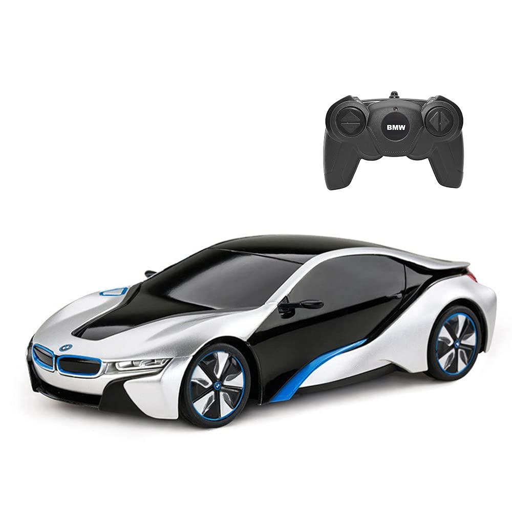 RASTAR RASTAR BMW i8 RC Car BMW i8 1/24 Remote Control Car, BMW Toy Car - Silver