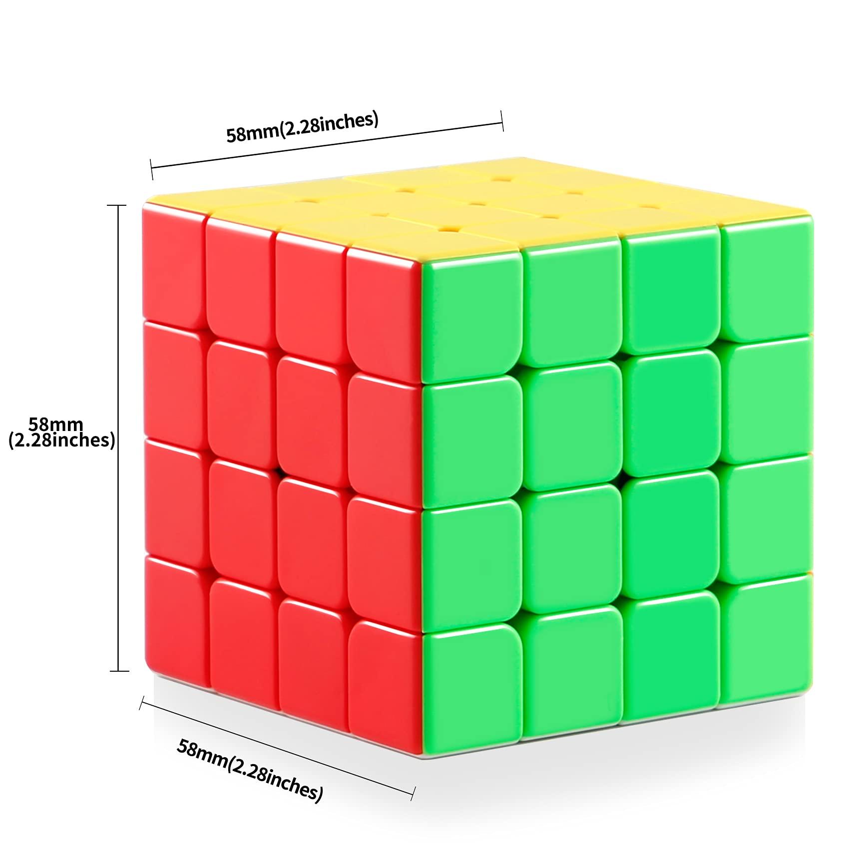 B&LHCX Speed Cube, Magic Cube 4x4x4 of B&LHCX are Easy Turning and Smooth Play Durable Cube Toys for Kids and Adults (2.28inches)